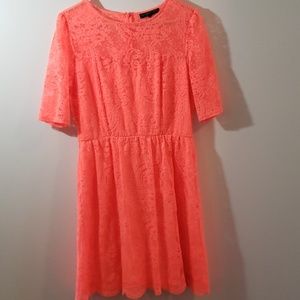 Topshop tall lace dress